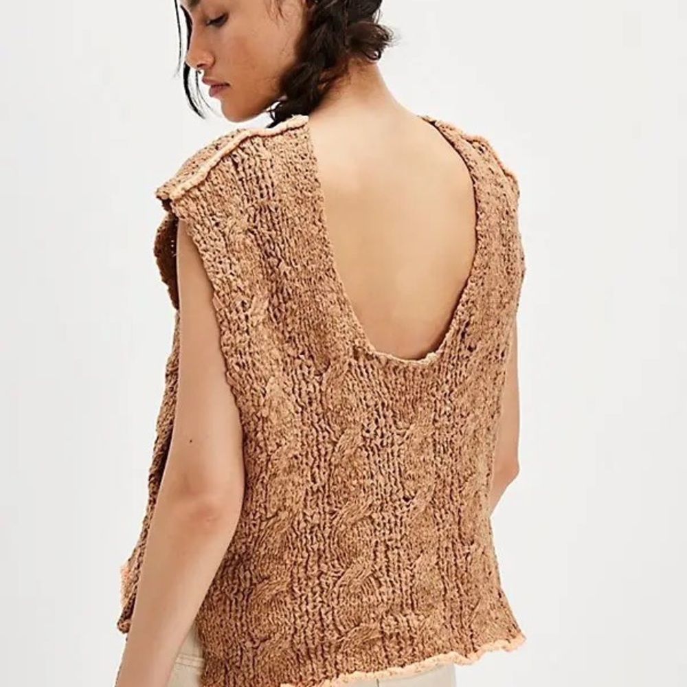 Free People Arlo Sweater Tank Vest - Picture 4 of 8